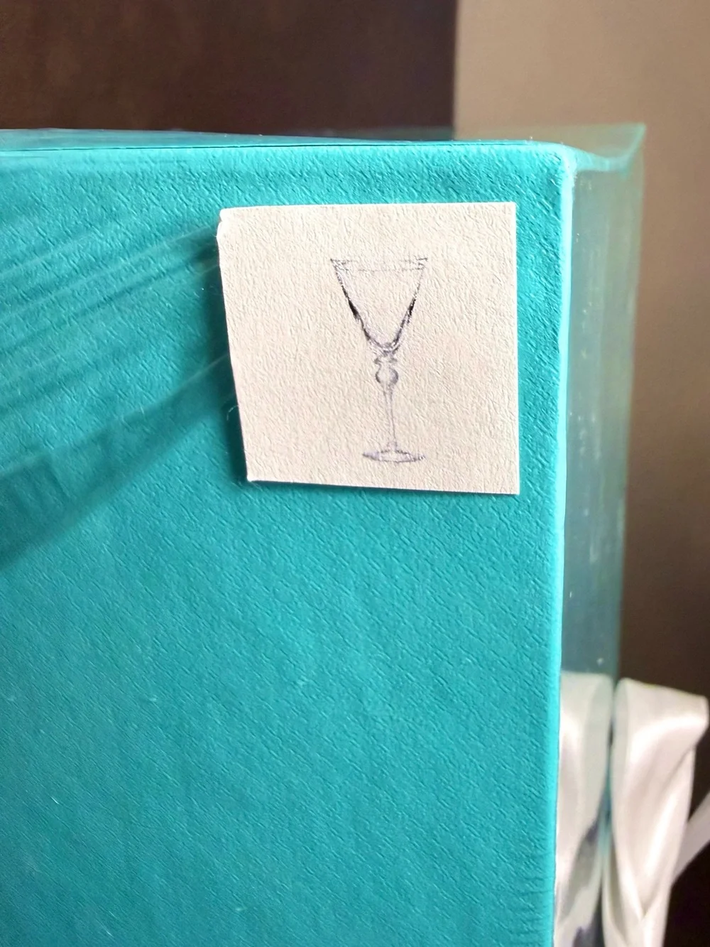 Tiffany & Co. Crystal Crest Vintage Wine Glass